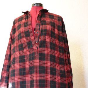 Red Timing Flannel
